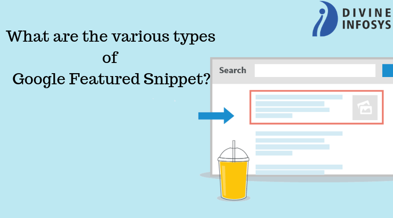 What are the various types of Google Featured Snippet?