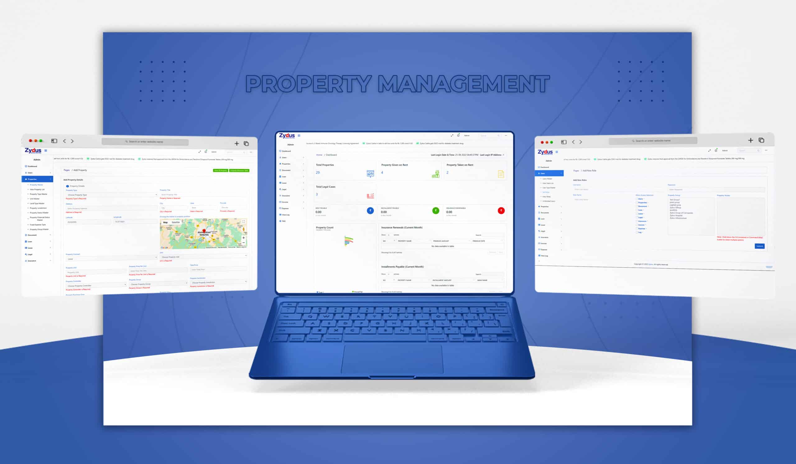 Asset and Property Management Software / Estate Management software-Screenshot
