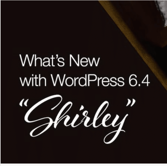 Word Press 6.4 Shirley- A sneak peek